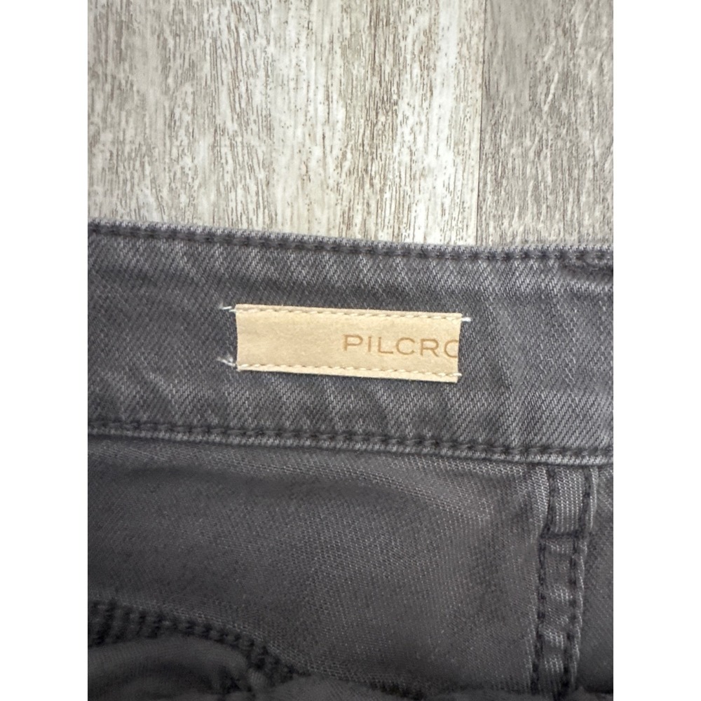 Anthropologie Pilcro The Borrowed Boyfriend Jeans Size 29 Gray Distressed - Picture 3 of 12